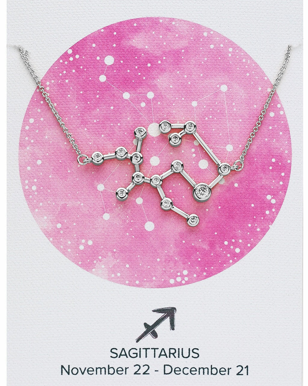 'When Stars Align' Constellation Necklace by Sterling Forever