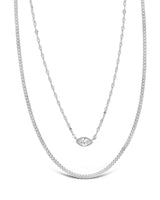 CZ Dainty Layered Necklace by Sterling Forever