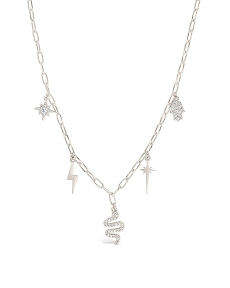 Juno CZ Celestial Charm Necklace by Sterling Forever