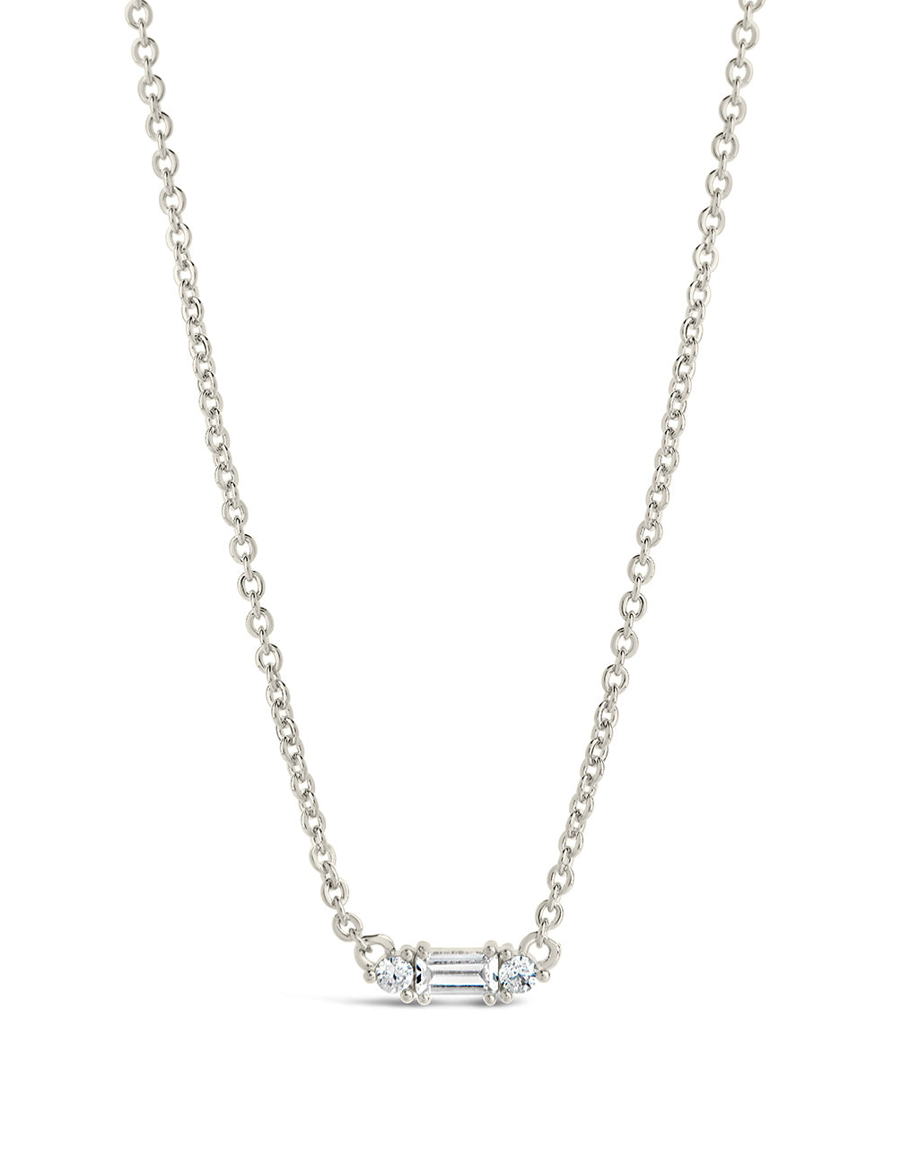 Amara CZ Pendant Necklace by Sterling Forever