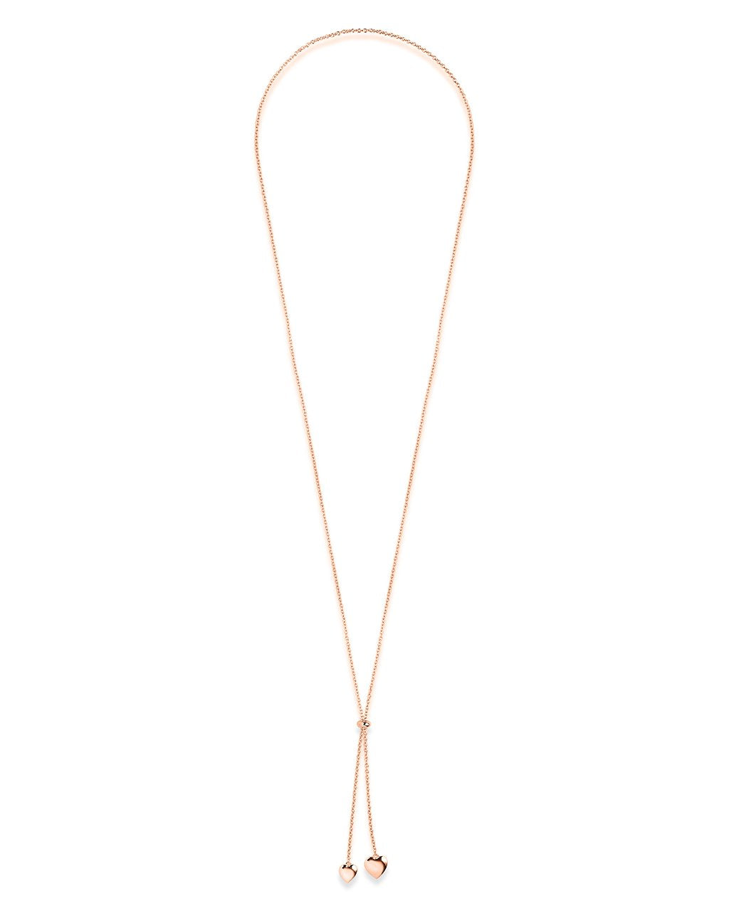 Dangling Heart Bolo Slider Necklace by Sterling Forever