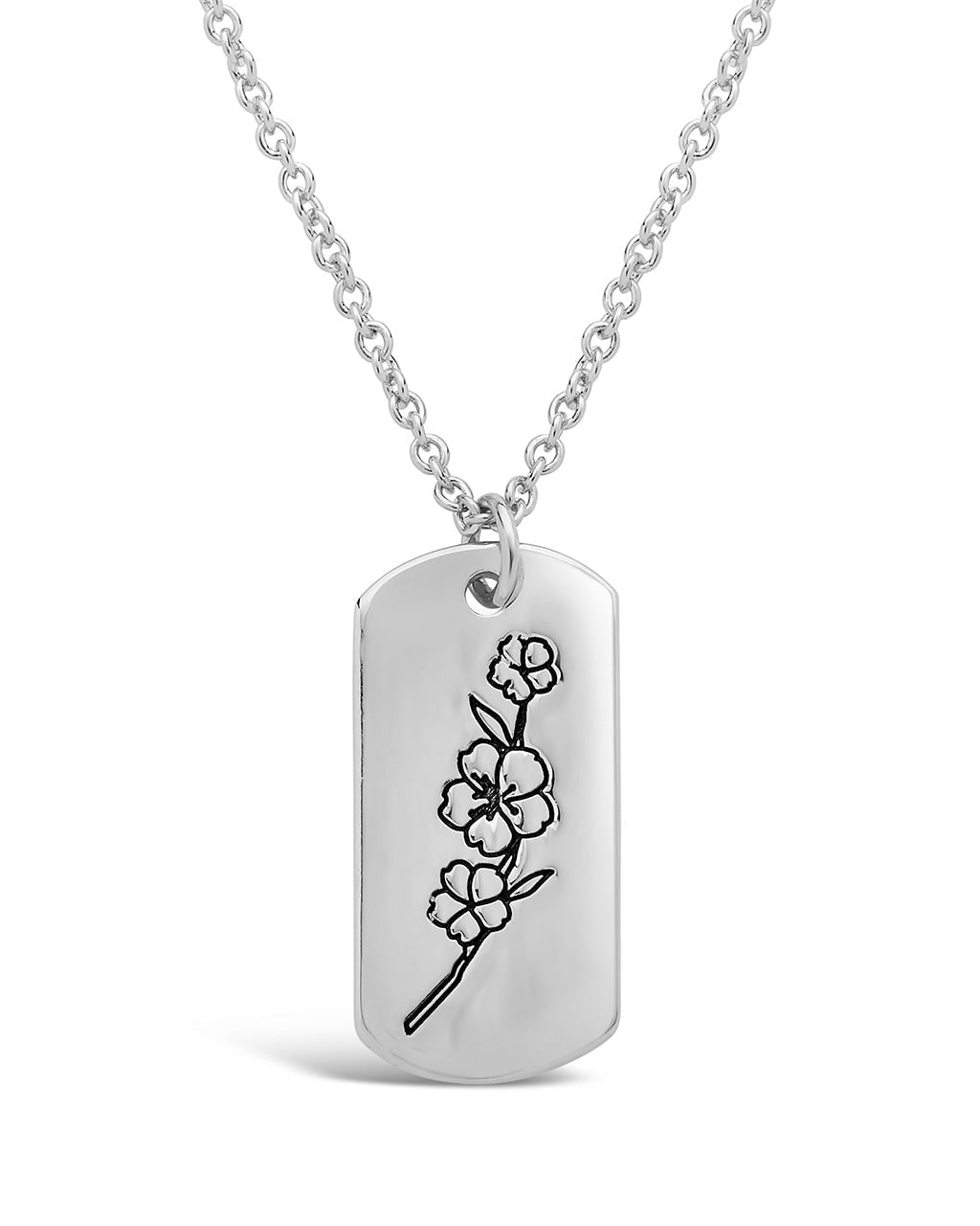 Birth Flower Pendant by Sterling Forever