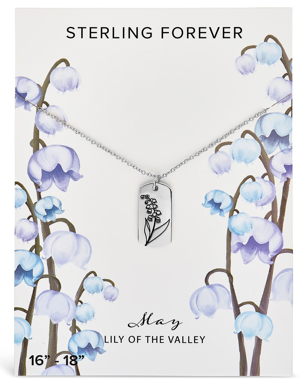 Birth Flower Pendant by Sterling Forever