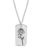 Birth Flower Pendant by Sterling Forever