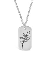 Birth Flower Pendant by Sterling Forever