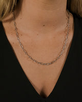 Textured Oval Link Chain by Sterling Forever