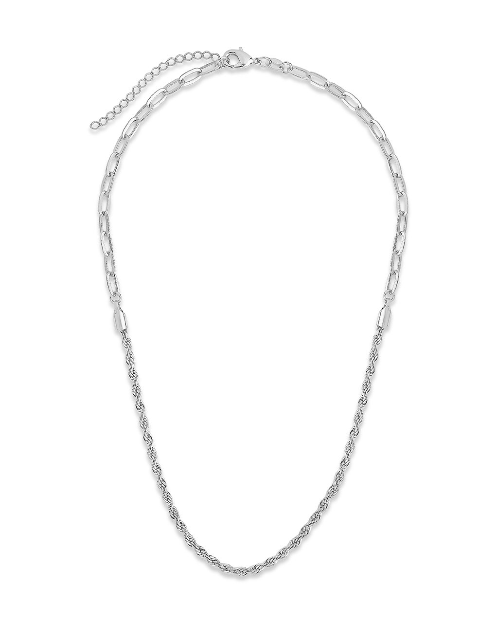 Rope Twist Chain Necklace by Sterling Forever