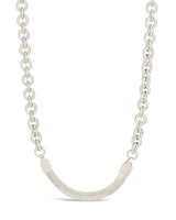 Marzia Herringbone & Rolo Chain Necklace by Sterling Forever