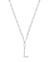 Braided Initial Pendant Necklace by Sterling Forever