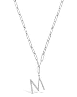 Braided Initial Pendant Necklace by Sterling Forever