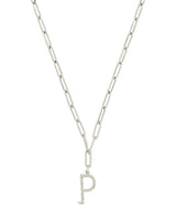 Braided Initial Pendant Necklace by Sterling Forever