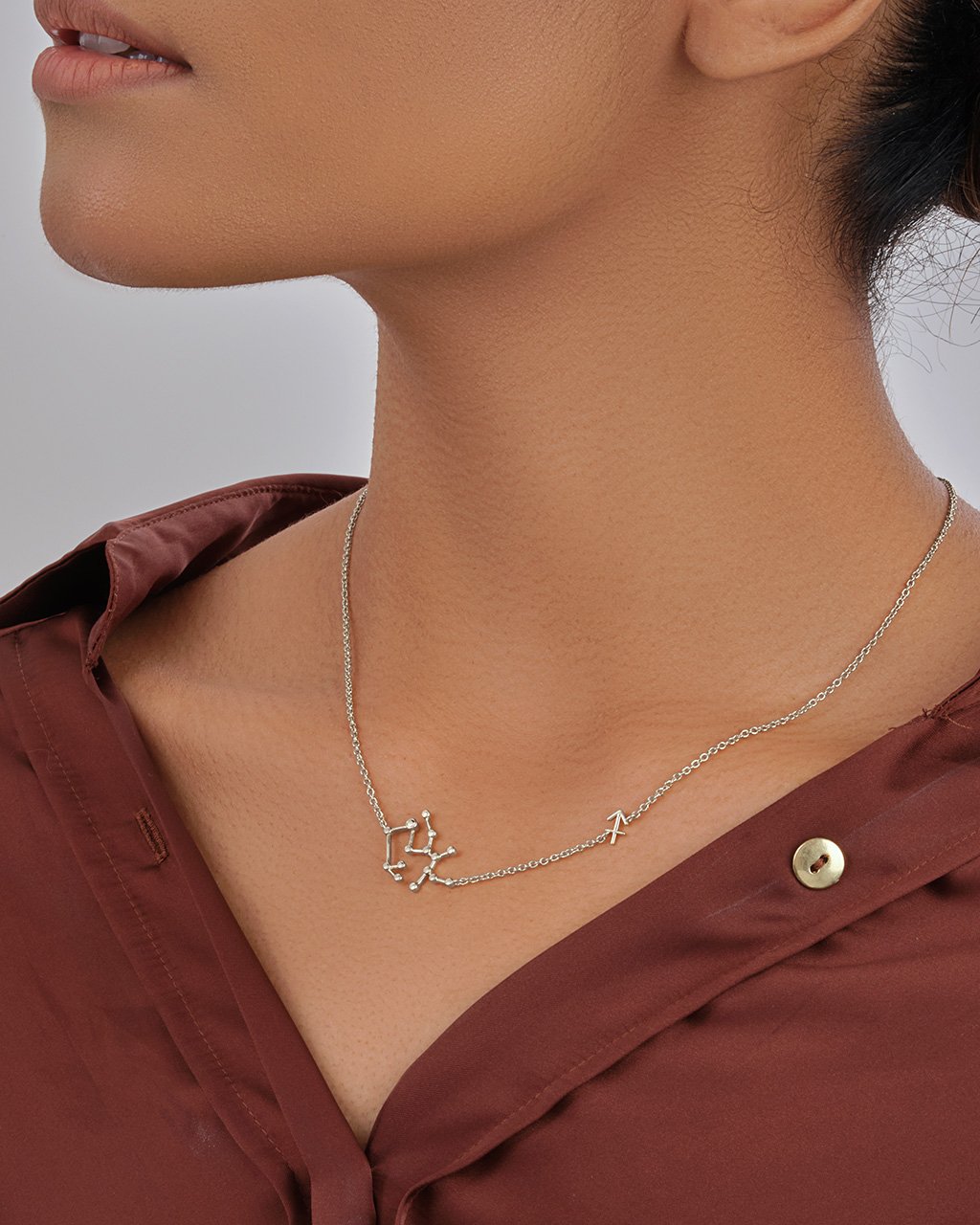 Station Constellation Pendant Necklace by Sterling Forever