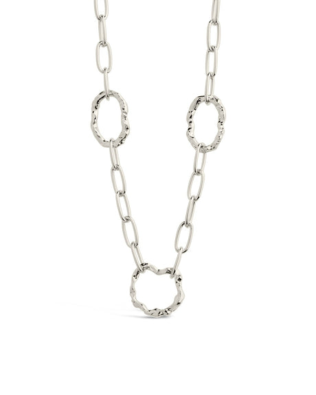 Ira Hammered Chain Necklace by Sterling Forever