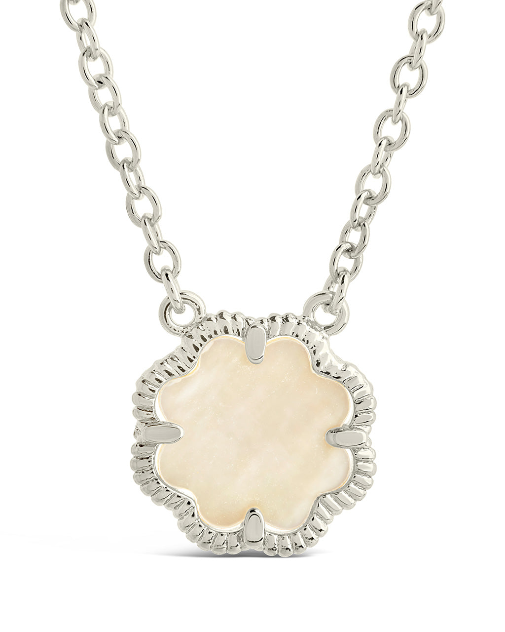 Rose Petal Pendant Necklace by Sterling Forever