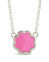 Rose Petal Pendant Necklace by Sterling Forever