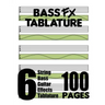 Bass FX Tablature 6-String Bass Guitar Effects Tablature 100 Pages
