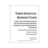 Three Essential Business Tasks: Good Bookkeeping, Timely Planning, Reliable Budgeting
