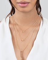 Geometric Multi Layer Necklace by Sterling Forever