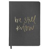 Be Still and Know Fabric Journal by Sweet Water Decor