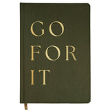 Go For It Fabric Journal by Sweet Water Decor