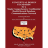 Conceptual Design Standards for a Single Comprehensive Confidential Health Record Database Communications Network