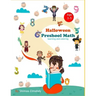 Halloween preschool math learning and coloring