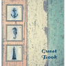 NAUTICAL GUEST BOOK (Hardcover), Visitors Book, Guest Comments Book, Vacation Home Guest Book, Beach House Guest Book, Visitor Comments Book, Seaside
