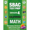 Sbac Test Prep Grade 4 California Math: Smarter Balanced Practice Tests California, Grade 4 Math Common Core California, Caaspp California Test Grade