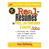 Real-Resumes for Police, Law Enforcement, & Security Jobs