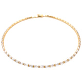 Baguette Choker Necklace by Jennifer Miller Jewelry