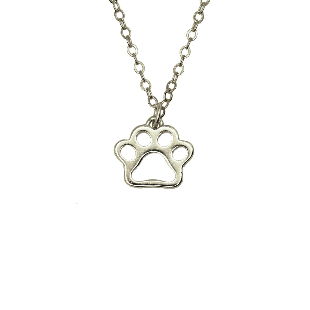 14k Gold Dog Paw Necklace by VicStoneNYC Fine Jewelry