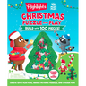 Christmas Puzzle and Play: Build with 100 Pieces!: Holiday Set with Hidden Objects and Plus-Plus Building Blocks for Kids Ages 5 and Up