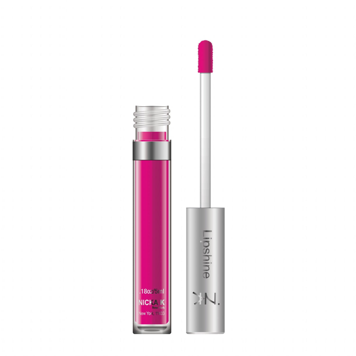 NICKA K Fruity Lip Shine - A576 Fuchsia