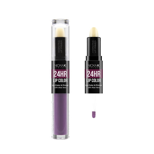 NICKA K 24HR Lip Color and Primer - #06 Deep Lilac