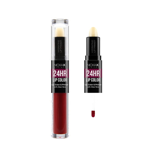 NICKA K 24HR Lip Color and Primer - #12 Wine