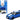 Nissan GT-R RHD (Right Hand Drive) Bayside Blue with White Stripe "50th Anniversary Edition" Limited Edition to 1200 pieces 1/64 Diecast Model Car by Era Car