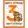 Three Year Old Coloring Book Happy Birthday: Coloring Book for Three Year Old