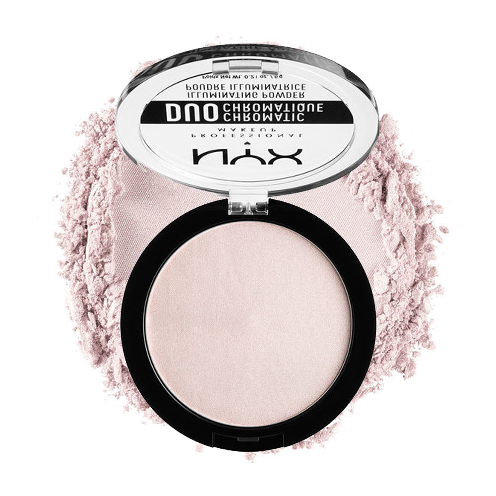 NYX Duo Chromatic Illuminating Powder - Snow Rose