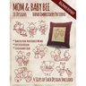 Mother and Baby Bee Hand Embroidery Patterns