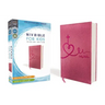 Niv, Bible for Kids, Leathersoft, Pink, Red Letter, Comfort Print: Thinline Edition