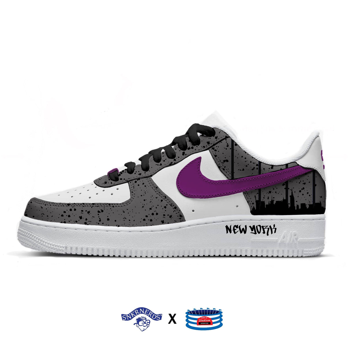 "NYC" Nike Air Force 1 Low Shoes by Stadium Custom Kicks