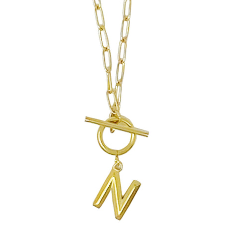 Modern Classic Initial Necklace by Ellisonyoung.com