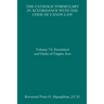 The Catholic Formulary in Accordance with the Code of Canon Law: Volume 7A: Eremitical and Order of Virgins Acts