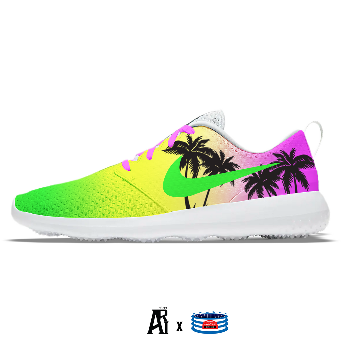 "Island" Nike 2021 Roshe G Golf Shoe by Stadium Custom Kicks