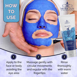 Blue Nila Scrub 100% Natural Deep Skin Cleanser & Lightener 160 gram / 5.64 fl oz by Morgan Cosmetics