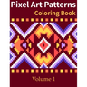 Pixel Art Patterns Coloring Book