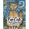 Fun Cats Adult Coloring Book: 24 unique and fun cat illustrations for you to color!