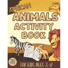 African animals activity book for kids 3-8: African Animals themed gift for kids ages 3 and up