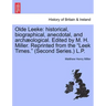 Olde Leeke: Historical, Biographical, Anecdotal, and Archaeological. Edited by M. H. Miller. Reprinted from the Leek Times. (Second Series.) L.P.