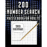 200 Number Search Puzzle Book For Adults: Big PuzzleBook Find Numbers For Adults And Seniors Large Print, Gifts For Father / Mother / Grandpa / Grandm
